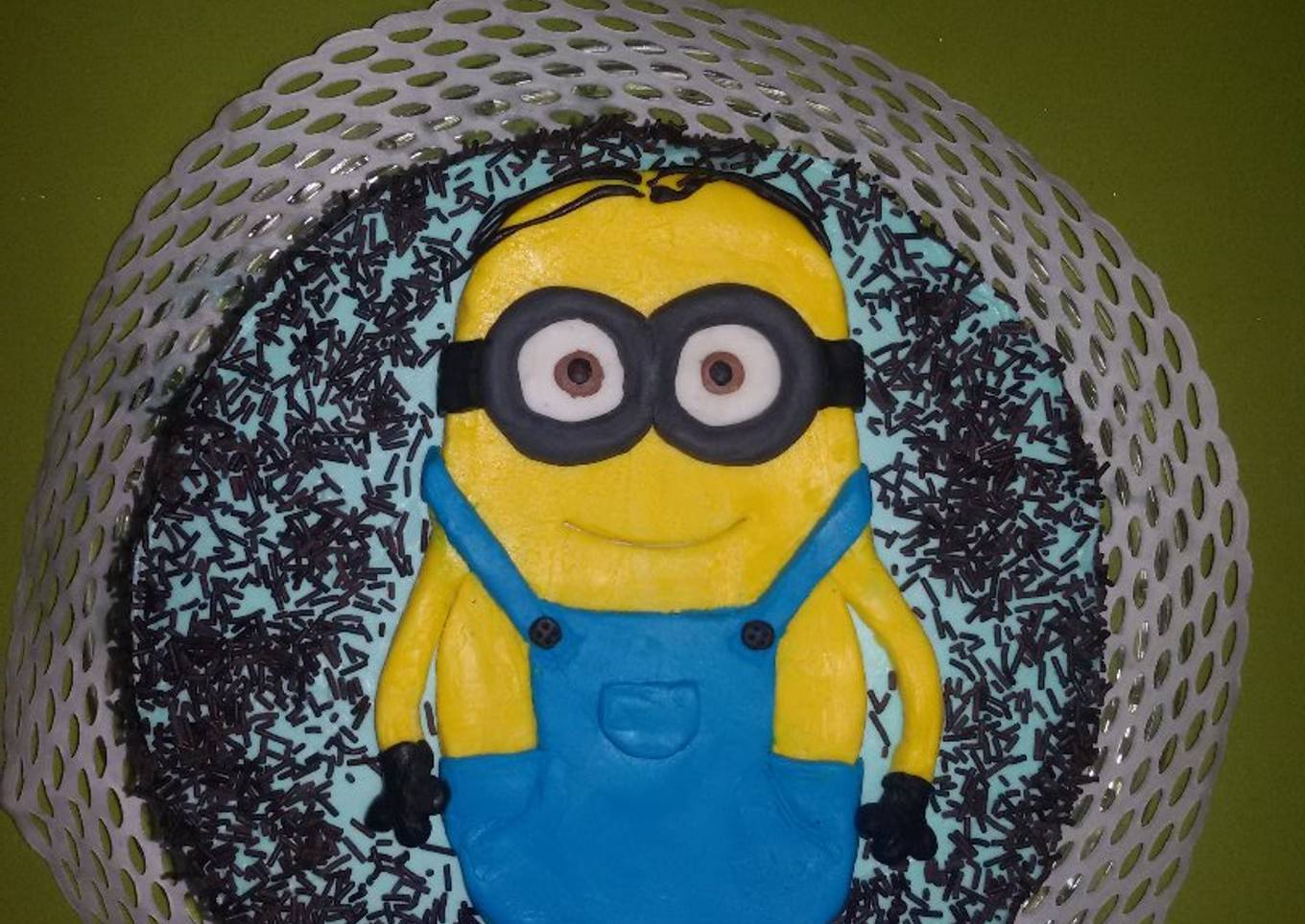 Tarta minions con thermomix