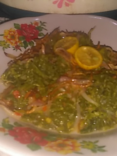 Foto resep Sayur daun singkong no santen