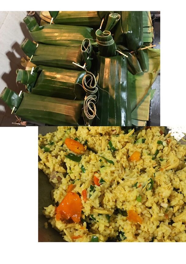 Foto resep Nasi Bakar Ayam Suwir Bumbu Bali