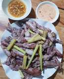 Mực Luộc Sả