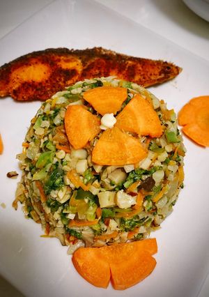 Hình của món Cơm rang Keto.