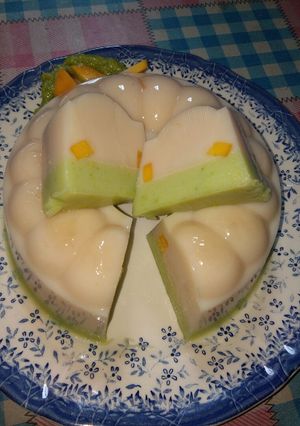 Foto resep #HARIGIZINASIONAL2019# Puding susu mangga dan alpukat