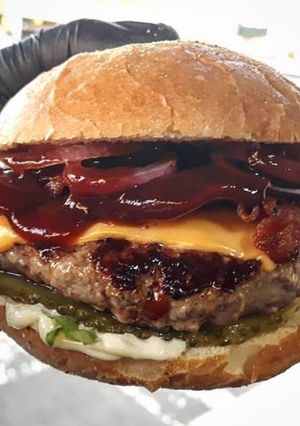 عکسی از دستور 🍔 برگر به روش رستورانی 🍔