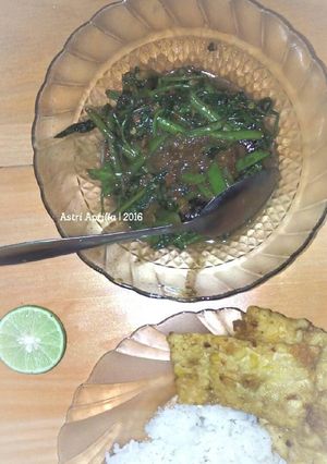 Foto resep Kangkung Balacan resep Resto