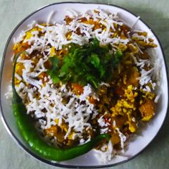 A picture of Paneer burji.