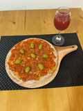 Pizza con harina integral