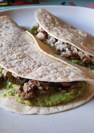 Una foto de Tacos de ternera picada