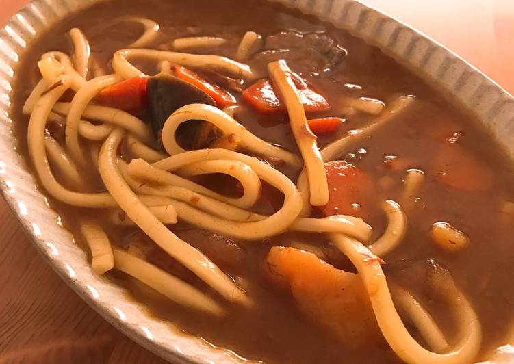 Step-by-Step Guide to Make Any-night-of-the-week Curry Udon! Japanese style leftover curry recipe!