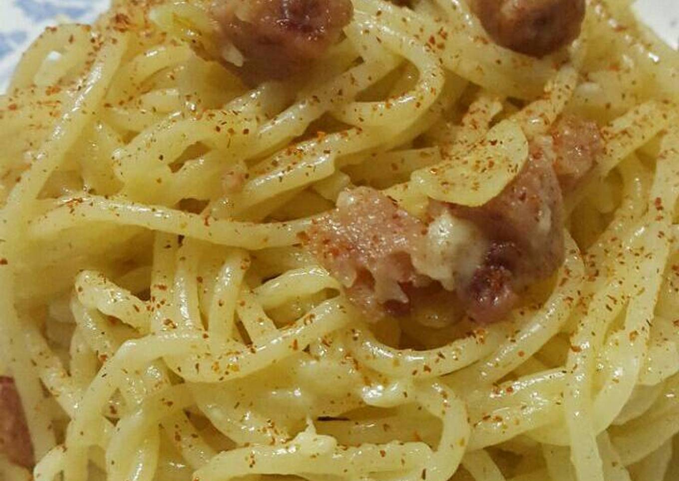 Spagheti aglio olio seadanya 😁