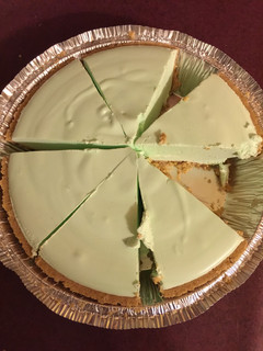 A picture of Key Lime Pie (Weight Watchers version)..