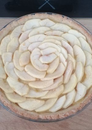 Une photo de Ma tarte aux pommes saine et délicieuse, sans lactose
