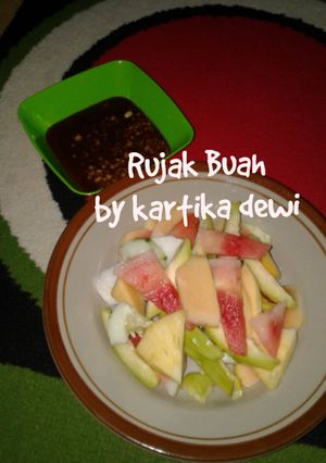 Foto resep Rujak buah