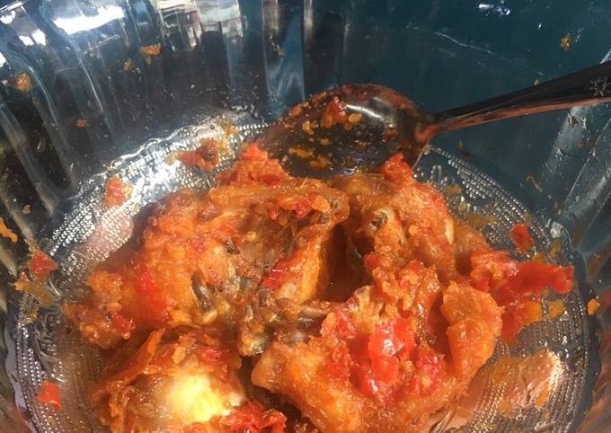 Ayam balado / dicabein 😅