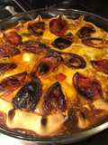 Quemaita suculenta(Tarta de zapallitos verdes con tomates asados)
