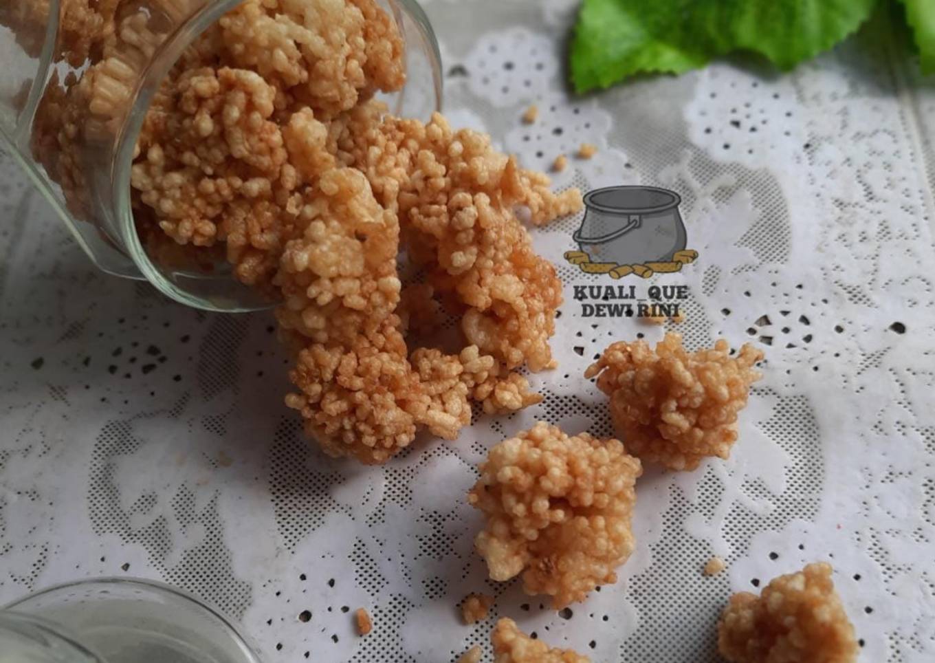 Rengginang terasi (dari Nasi Sisa dan Nutrijel)