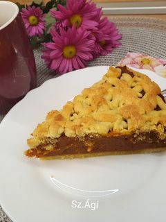 Sütőtökös pite recept fotója