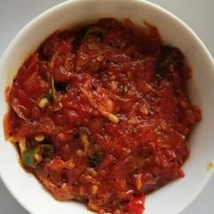 A picture of Homemade pilipili.