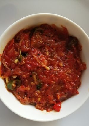 A picture of Homemade pilipili.