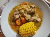 Sopa de verduras.Verduras de estación (34)