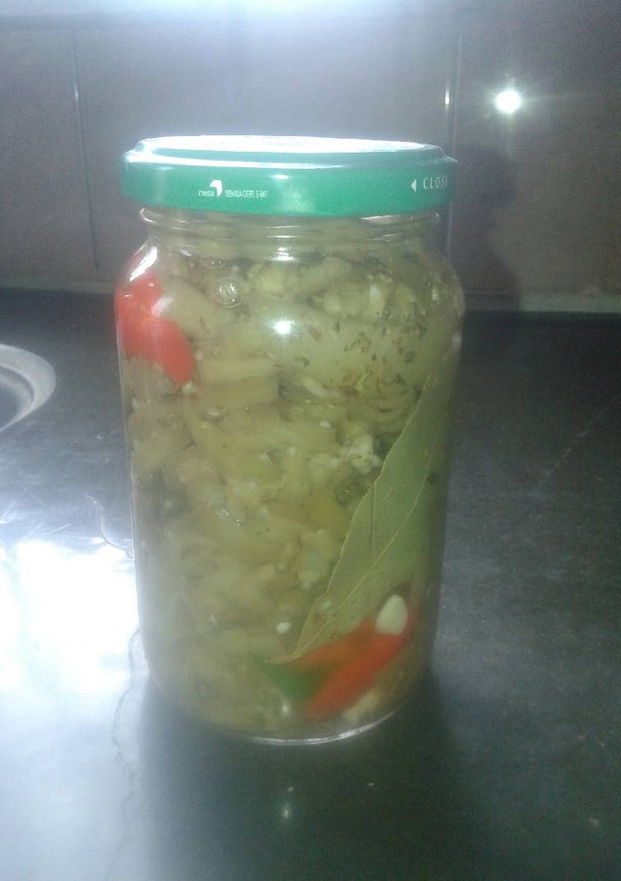 Una foto de Berenjenas al escabeche -Método Italiano