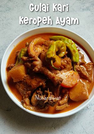 Gambar Kari Ayam Keropeh