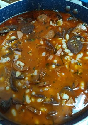 Una foto de Fabada asturiana