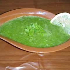 Green chatni A picture of Green chatni.