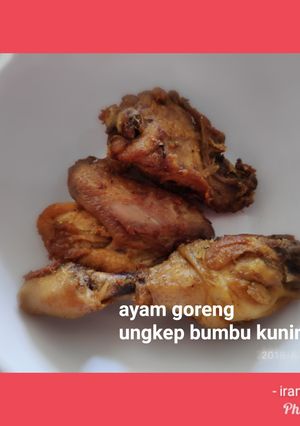 Foto resep Ayam ungkep bumbu kuning