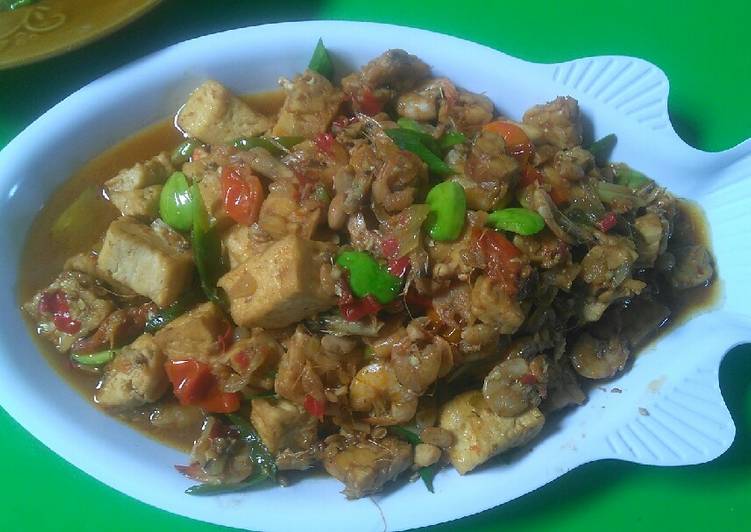 Bahan Membuat Tumis 3 T, Tahu Tempe Tauco yang praktis
