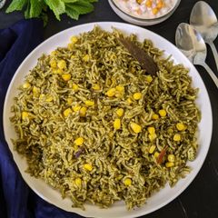 A picture of Mint - Corn Pulao.