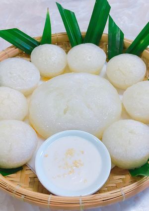 Hình của món Bánh bò hấp.