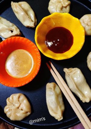 A picture of Chicken Cheese Momo.