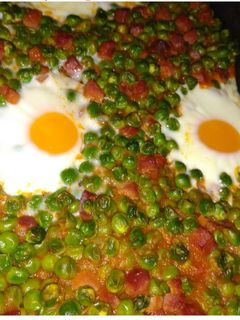 Una foto de Guisantes al plato