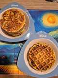 Waffles de plátano