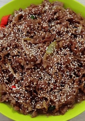 Foto resep Beef terriyaki...ala meee....😁