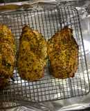 Smoked chicken breast stuffed with feta