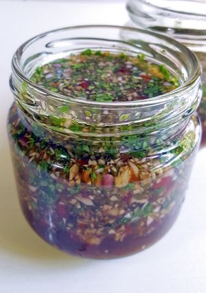 A picture of Homemade Thai sauce.