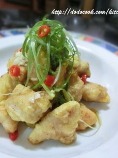 【醍醐味】蔥燒炸雞塊 的食譜成品照片