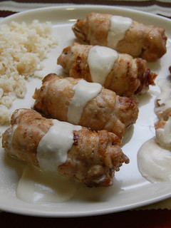 Una foto de Pollo al champán