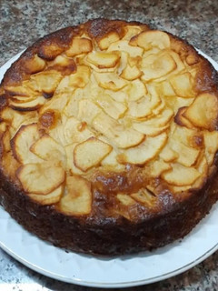 Una foto de Torta de manzana