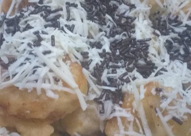 Pisang coklat keju