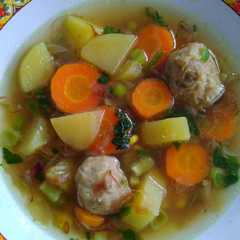 Sup Bakso sayur worket রেসিপির প্রধান ছবি