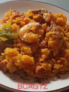 Una foto de Paella diferente