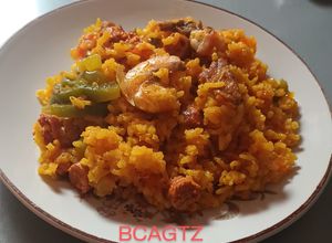 Una foto de Paella diferente