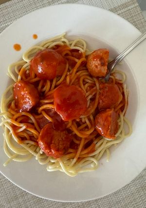 Foto de Esparguete ao Sugo com Almôndegas