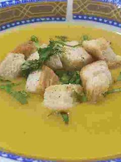 صورة لوصفة شوربة القرع ولب الكوسة