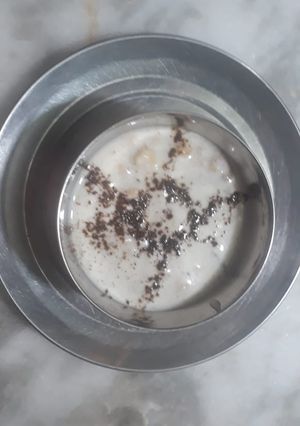 A picture of Boondi Raita.