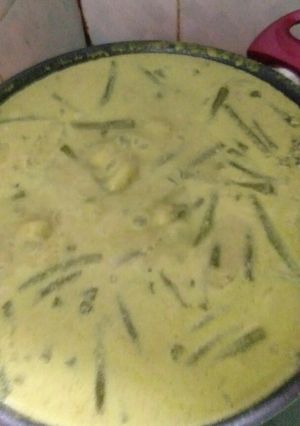 Foto resep Gulai hijau ikan dan kacang panjang #BikinRamadanBerkesan