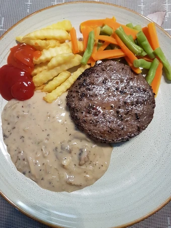 Cara Mudah Membuat Resep Mushroom sauce for Wagyu Steak yang Enak Banget Anti Ribet, Mantap Sekali