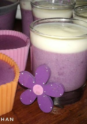 Foto resep Puding ubi ungu